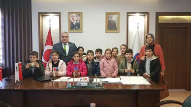 Atatürk İlkokulu Öğrencileri ÇEDES Projesi'ni Tanıttı