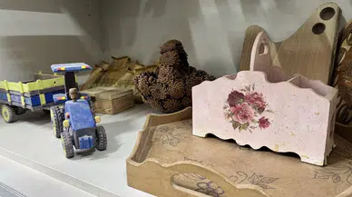Ahşap Tasarımına Kadın Eli Değdi