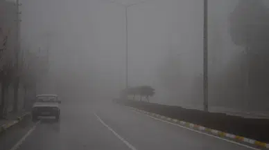Çorum-Samsun Yolunda Sis Etkisi