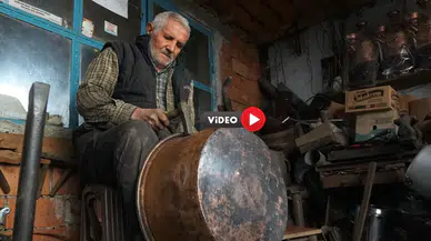 Emektar Bakırcılar Mesleklerini Sürdürüyor