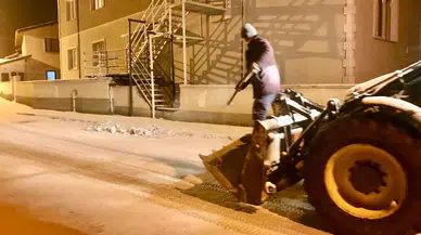 İskilip’te Kar Yağışı Etkili Oldu