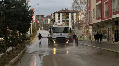 İskilip’te Yollar Temizleniyor
