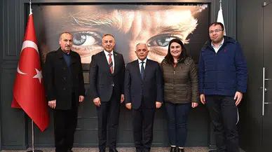 Tahtasız, Mamak Belediye Başkanını Ziyaret Etti