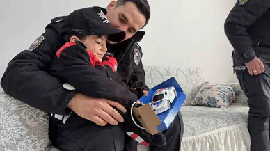 Ağrı’da Yürüme Engelli Minik Asaf’ın Polis Olma Hayali Gerçek Oldu