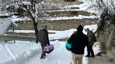 Artvin’de Mezrada Kar Nedeniyle Mahsur Kalan 4 Kedi de Kurtarıldı