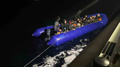 Ayvacık Açıklarında 31 Kaçak Göçmen Yakalandı