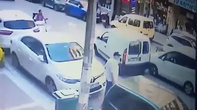 Bayan Şoförün Aracına Taarruz Kamerada