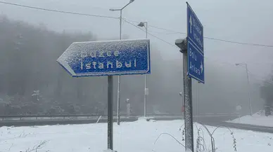 Bolu Dağı’nda Kar Yağışı ve Sis Tesirli Oluyor