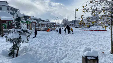 Bolu’da 4 İlçede Kar Tatili