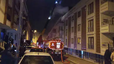 Çekmeköy’de Çatı Katı Alevlere Teslim Oldu