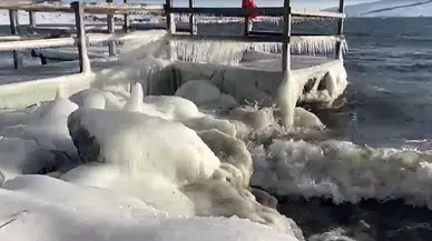 Çıldır Gölü’nün Donmasını Bekliyorlar
