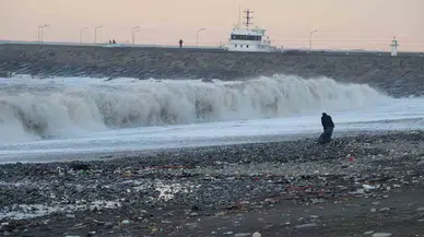 Dalgalara Aldırmadan Kıyıda Gezindiler