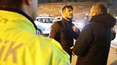 Gazetecilere Küfredip Polise Ecel Teri Döktürdü