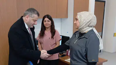 Yeni Hastaneye İlk Ziyaret Sinan Zehir’den