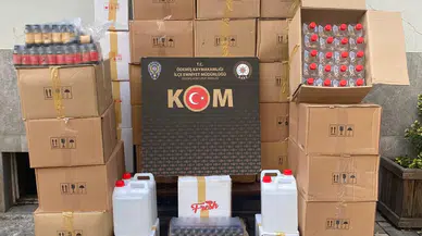 İzmir’de İş Yeri ve Depoya Uydurma Alkol Baskını