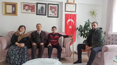 Kahramankazan Kaymakamı Parlar’dan Tedavi Gören Şehit Babasına Ziyaret