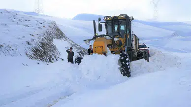 Muş’ta 210 Köy Yolu Ulaşıma Kapandı