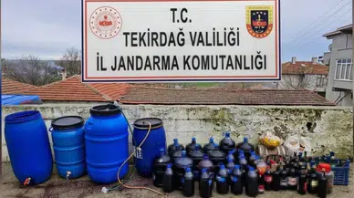 Tekirdağ’da Yılbaşı Öncesi Kaçak Alkol Operasyonu: 2.5 Ton Geçersiz İçki Ele Geçirildi