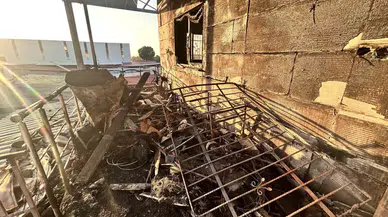 Ülkesine Dönme Hazırlığı Yapan Suriyeli Ailenin Konutu Yangında Küle Döndü