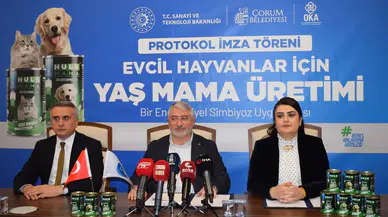 Çorum’da Yaş Mama Üretilecek
