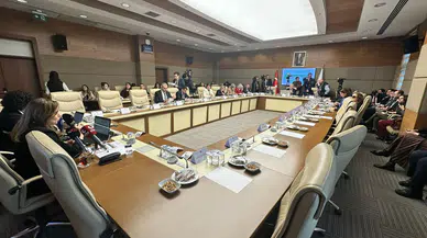 Ahlatcı, Özmete ve Ergün’ün Sunumunu Dinledi