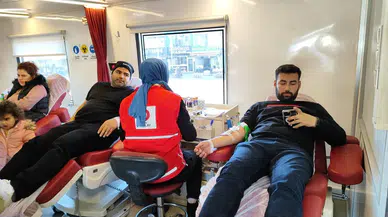 Alaca’da Kan Bağışına Yoğun İlgi