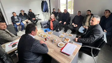 Banka Müdürlerinden Yeni Kooperatife Ziyaret