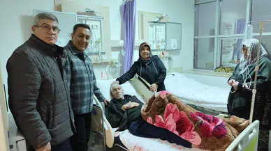 Başkan Dere, Hastaları Yalnız Bırakmadı