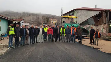 Bayat’ta Caddeler Asfaltla Buluşuyor