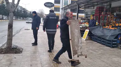 Kaldırım İşgallerine Müsaade Yok