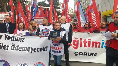 Çorum’da Memurlar İş Bıraktı