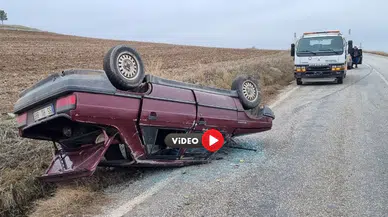 Otomobil Takla Attı: 2 Yaralı