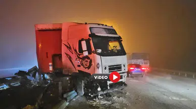 TIR Yolda Kaldı, Trafik 2 Saat Tıkandı
