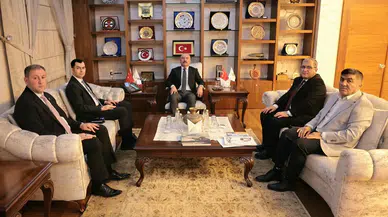 Vali Çalgan, Bayat Heyetini Ağırladı
