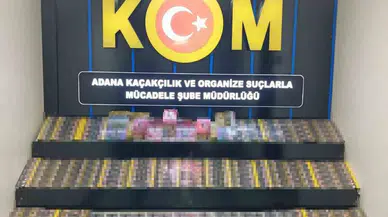 Adana’da 2 Bin 750 Kaçak Sigara, 44 Elektronik Sigara Ele Geçirildi