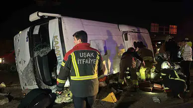 Araba ile Emekçi Servisi Çarpıştı: 1’i Ağır, 28 Yaralı