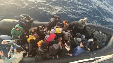 Ayvacık Açıklarında 40 Kaçak Göçmen Yakalandı