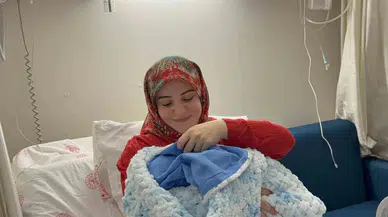 Düzce’de Yeni Yılın Birinci Bebeği Ege Oldu