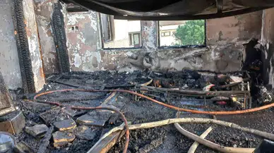 Erdek’te Elektrik Kontağından Çıkan Yangın Korkuttu