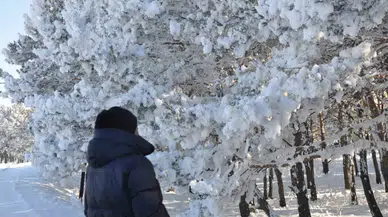 Kars’ta Soğuk Hava Tesirini Gösterdi