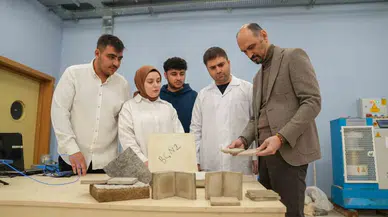 KBÜ’de Elektromanyetik Dalgalara Karşı Muhafaza Sağlayan Yapı Materyali Üretildi