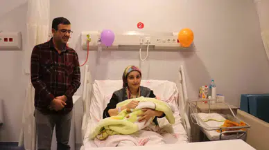 Malatya’da Yeni Yılın Birinci Bebeği Dünyaya Geldi