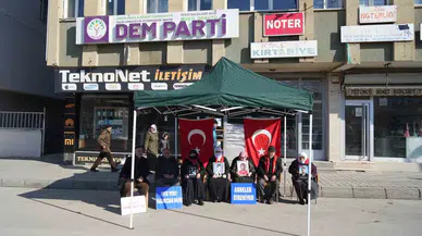 Muş’ta Ailelerin Evlat Nöbeti Devam Ediyor