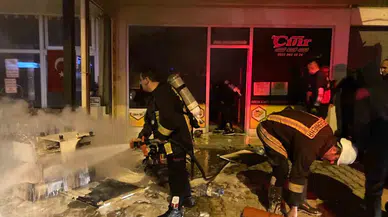 Osmaniye’de İş Yerinde Çıkan Yangın Söndürüldü