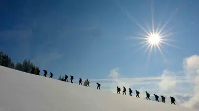Tohtamur Yaylasında Masalsı Kış Yürüyüşü