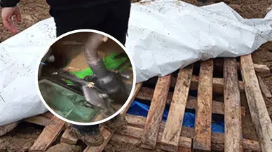 Çorum’da Traktörü Tarladan Çalıp Toprak Altına Gömmüşler!