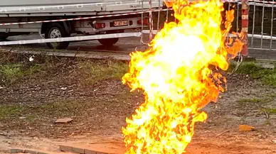 23 Saattir Yanan Gaz İçin Takımlar Seferber Oldu