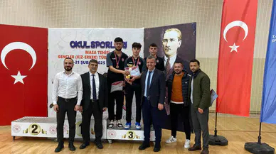 Çorum Spor Lisesi Masa Tenisinde Türkiye Üçüncüsü Oldu