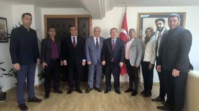 Çorumlu İş İnsanlarından Kaymakama Ziyaret