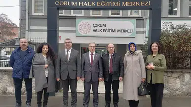 Daire Başkanı Çorum’a Geldi